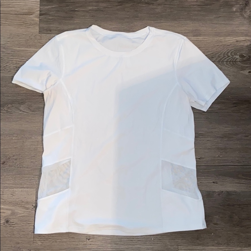 Light blue size 6 lululemon top